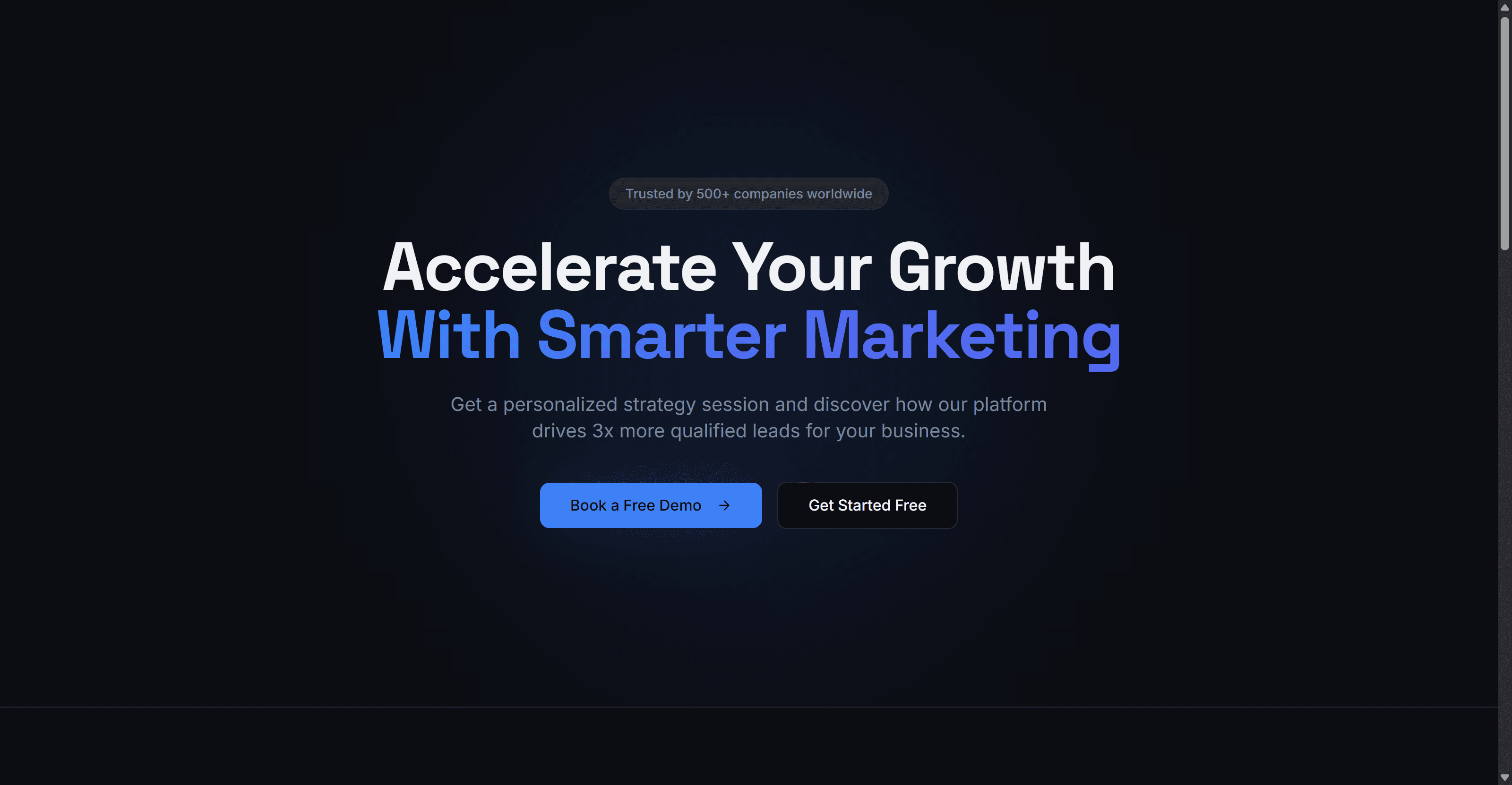 Lead Generation Landing Page screenshot 1